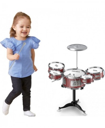 Mini Drum Set for Kids Toddler Musical Drum Toy Set with 5 Drums Cymbal 2 Drumsticks Great Gift for Christmas Party Birthday ...