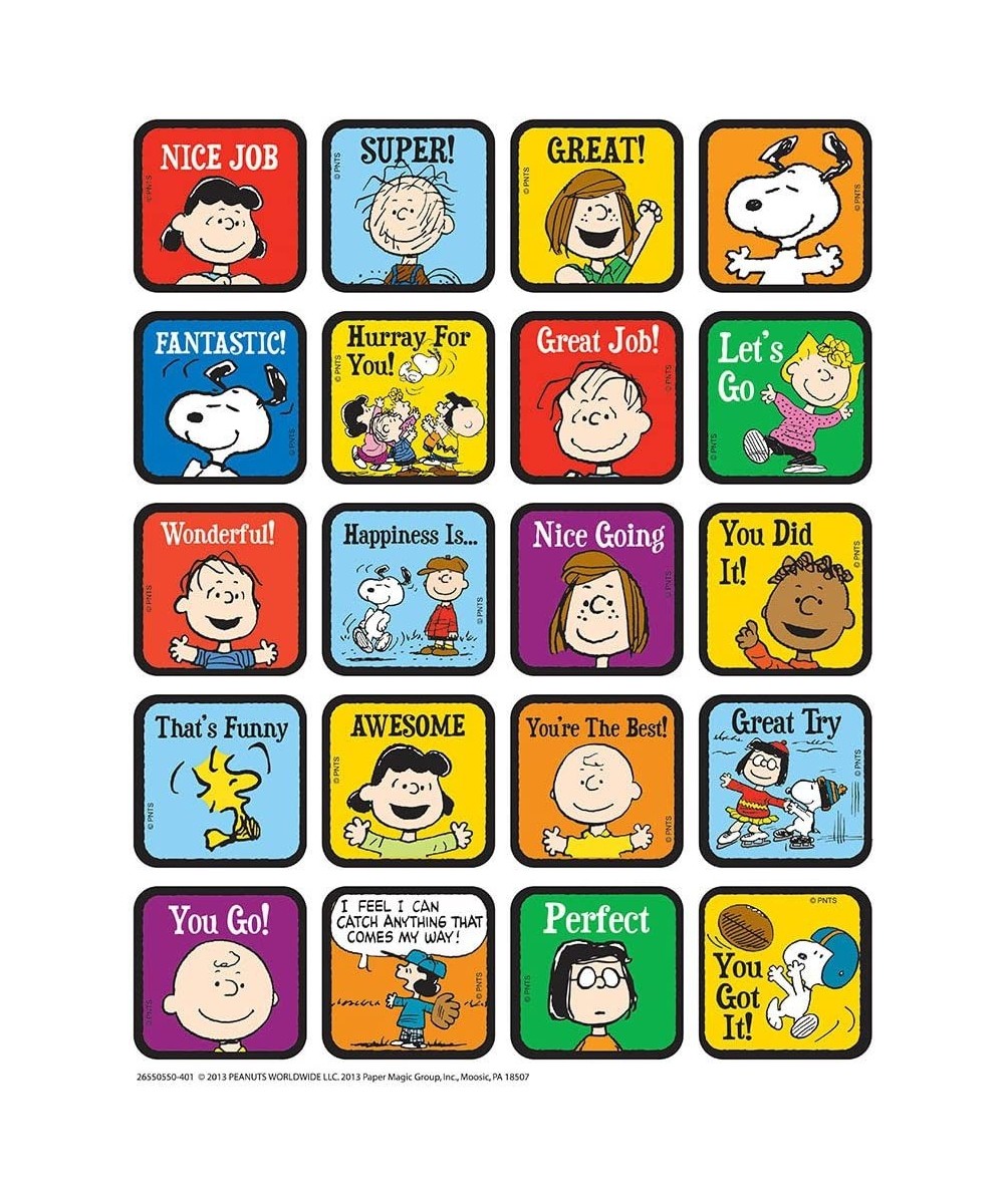 Peanuts Motivational Theme Stickers $13.94 - Kids' Drawing & Writing Boards