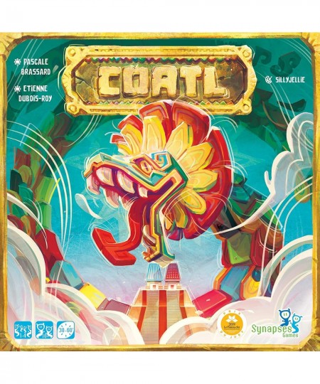 Synapses Games: Coatl Strategy Board Game Play in Solo Mode Or With Up to 4 Players 30 to 60 Minute Play Time For Ages 10 and...