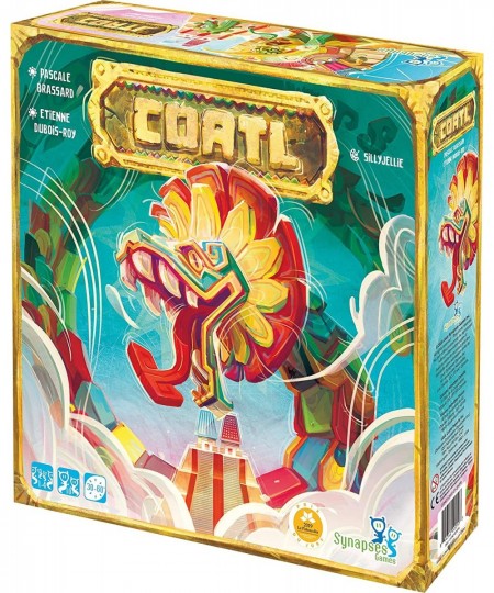 Synapses Games: Coatl Strategy Board Game Play in Solo Mode Or With Up to 4 Players 30 to 60 Minute Play Time For Ages 10 and...