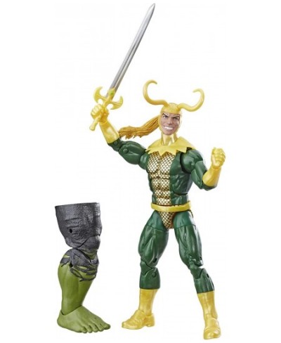 Marvel Legends Series Loki 6" Collectible Marvel Comics Action Figure Toy for Ages 6 & Up with Accessory & Build-A-Figurepiec...