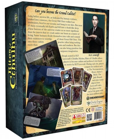 Rites of Cthulhu The Game - Fantasy Card Game Based On H.P. Lovecraft Stories - Featuring Characters from The Cthulhu Work - ...