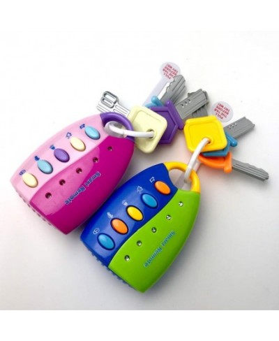 Kids Toys Colorful Baby Toy Smart Remote Sound Musical Car Key Keychain Pretend Education Remote Control Toys for Baby Childr...