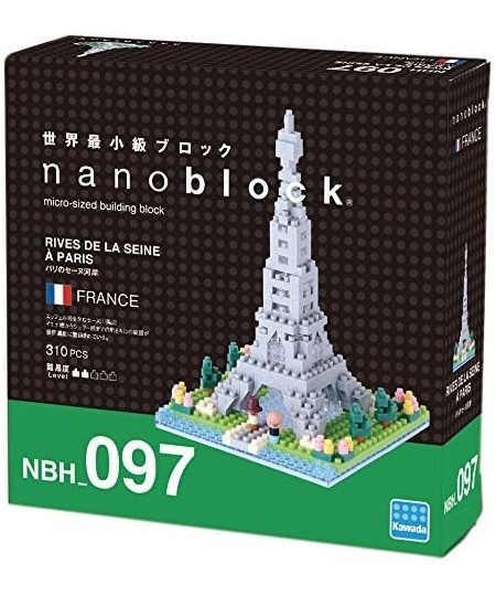 Nanoblock Banks of the Seine in Paris France Building Kit $56.93 - Toy Building Sets