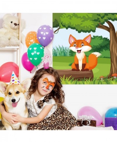 Pin The Tail on The Fox Party Game with 30 Tails for Forest Farm Birthday Party Supplies Pin Game Boys Girls Woodland Animal ...