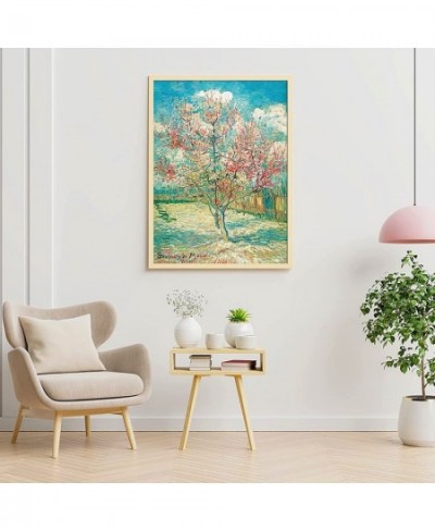 1500 Piece Puzzles for Adults Peach Tree in Blossom by Vincent Van Gogh Puzzle for Kids Jigsaw Puzzles for Adults Teens Puzzl...