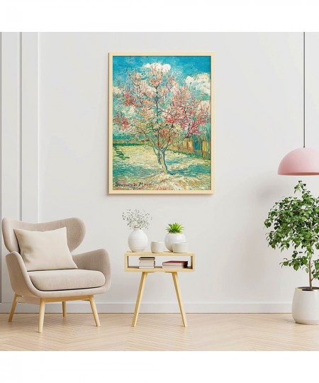 1500 Piece Puzzles for Adults Peach Tree in Blossom by Vincent Van Gogh Puzzle for Kids Jigsaw Puzzles for Adults Teens Puzzl...