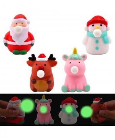 Glow in The Dark Mochi Squishy Toys for Kids and Adults Unicorn Spit Bubble Toys Valentines Day Card Gifts Prizes Party Favor...