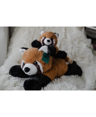 Red Pandas Super Soft Plush Stuffed Animals - Mother and Baby Red Panda Toy Set $65.18 - Stuffed Animals & Teddy Bears