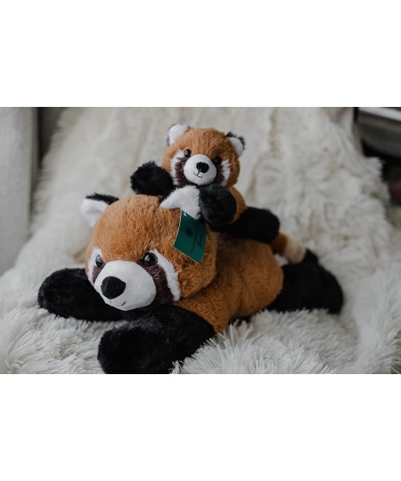 Red Pandas Super Soft Plush Stuffed Animals - Mother and Baby Red Panda Toy Set $65.18 - Stuffed Animals & Teddy Bears