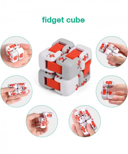 Fidget Pack Infinity Cube Fidget Toy Fidget Pad and Fidget Spinner with Push Pop Bubble Sensory Fidget Toys for Adults and Ki...