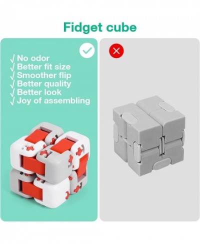 Fidget Pack Infinity Cube Fidget Toy Fidget Pad and Fidget Spinner with Push Pop Bubble Sensory Fidget Toys for Adults and Ki...