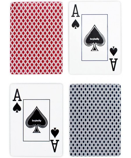 12 Decks of Playing Cards Jumbo Index Poker Wide Size (6 Red/6 Blue) - Large Print Plastic Coated Cards – Card Games Poker Te...