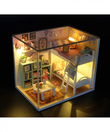 Romantic and Cute Dollhouse Miniature DIY House Kit Creative Room Perfect DIY Gift for Friends Lovers and Families (Cheryl’s ...