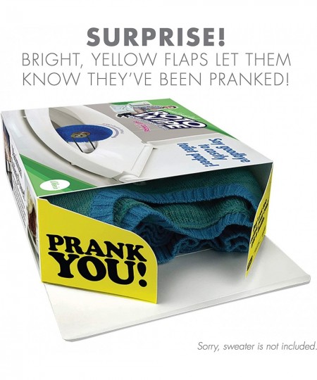 (4-Pack) | Wrap Your Real Gift in a Prank Funny Gag Joke Gift Box - by Prank-O - The Original Prank Gift Box | Awesome Novelt...