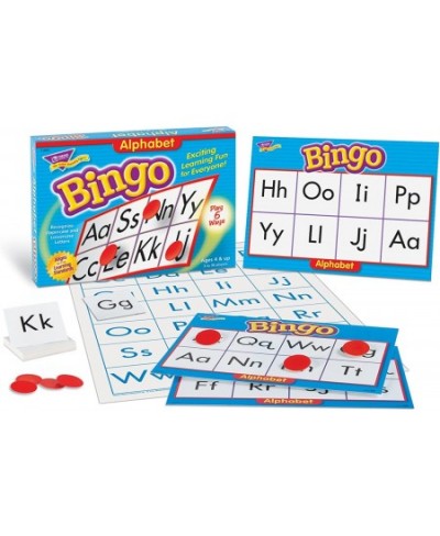 TREND ENTERPRISES: Alphabet Bingo Game Exciting Way for Everyone to Learn Play 6 Different Ways Perfect for Classrooms and At...