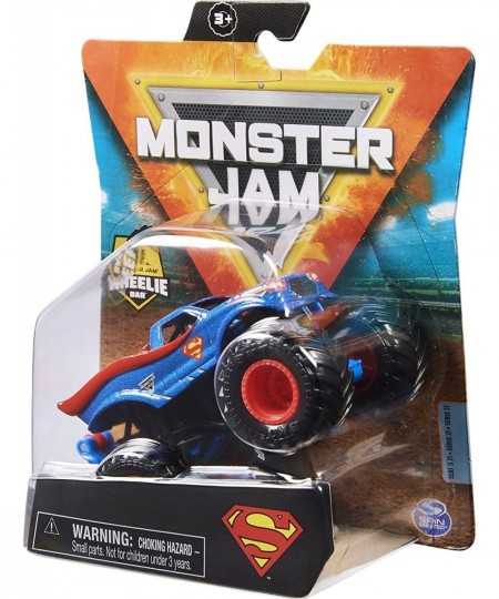 2021 Spin Master 1:64 Diecast Monster Truck with Wheelie Bar: Heroes and Villains Superman $22.44 - Nature Exploration Toys