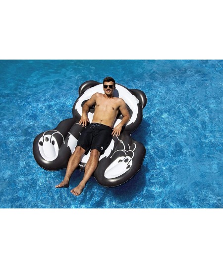 Inflatable Panda Pool Float Black/White 71"/50"/8 $56.06 - Swimming Pool & Outdoor Water Toys