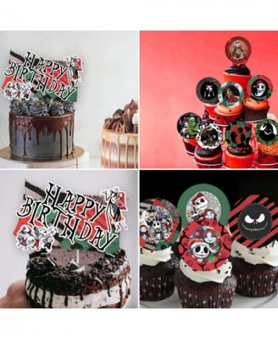 Birthday Party Decorations - Nightmare Before Christmas Christmas Party Supplies 102Pcs Included Christmas Theme Birthday Ban...