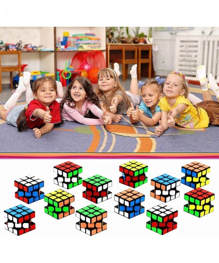 24 Pack Mini Cube Puzzle Party Favors for Kids Puzzle Party Toys Classroom and Stress Relief Toys Goody Bag Filler Birthday G...