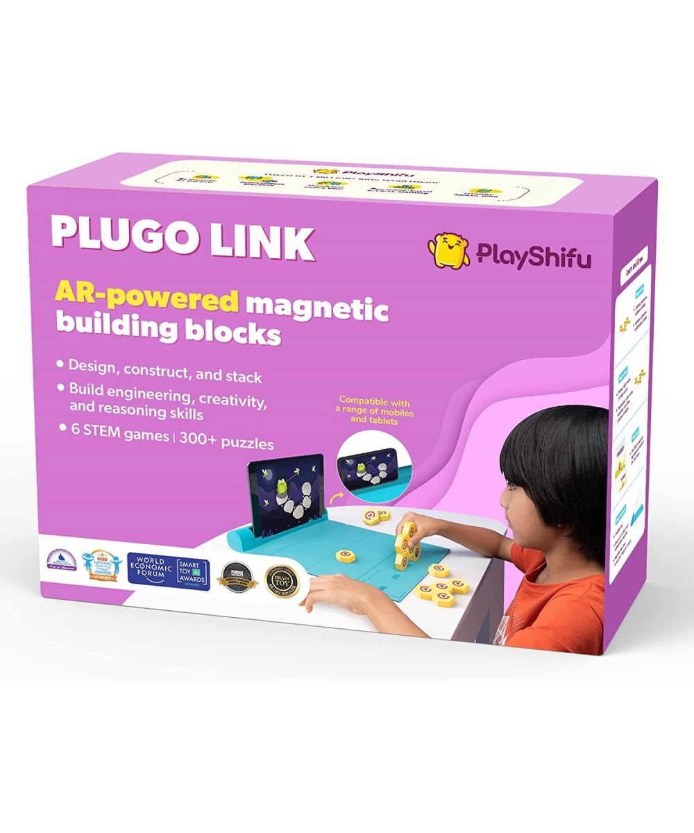 PlayInteractive STEM Toys - Plugo Link (Kit + App) | Educational Toy for Kids 4-10 Years | Brain Games | Magnetic Building Bl...