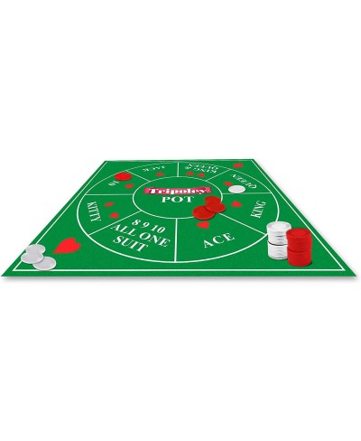 Tripoley Deluxe Board Game Family Favorite Game Combination of Michigan Rummy Hearts and Poker Perfect for Family Game Night ...