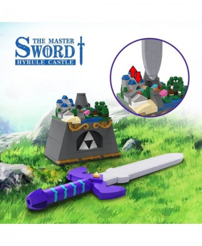 The Master Sword Building Kit Micro Hyrule Building Blocks Set Unique BOTW Decorations and Building Toys Gifts for Boys Kids ...