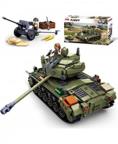 WWII-Medium Tank M26E1/Super Pershing Building Blocks Toy 2 in 1 Educational Learning Construction Toys Set for Kids Boys Gri...