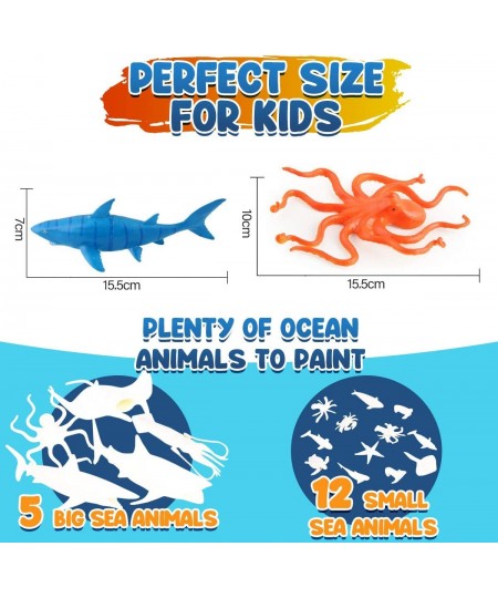 Kids Crafts and Arts Set Painting Kit - Ocean Sea Animal Toys Art and Craft Supplies Party Favors for Boys Girls Age 4 5 6 7 ...