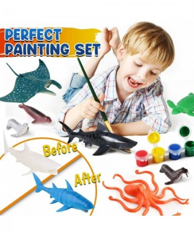 Kids Crafts and Arts Set Painting Kit - Ocean Sea Animal Toys Art and Craft Supplies Party Favors for Boys Girls Age 4 5 6 7 ...