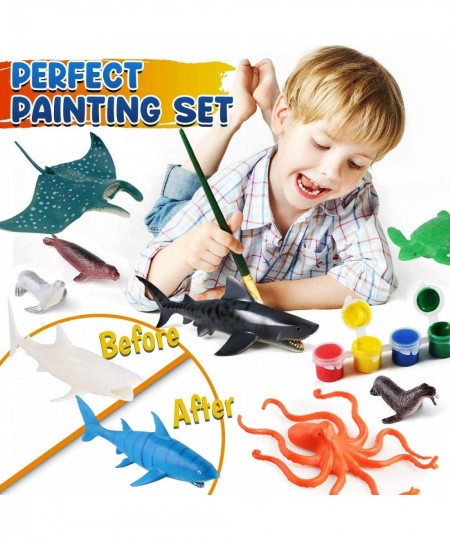 Kids Crafts and Arts Set Painting Kit - Ocean Sea Animal Toys Art and Craft Supplies Party Favors for Boys Girls Age 4 5 6 7 ...