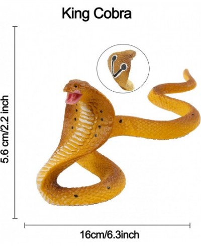 9 Pieces Realistic Fake Snakes Rubber Snakes Toys for Pranks Halloween Decoration Garden Props to Keep Birds Away $33.60 - Ga...