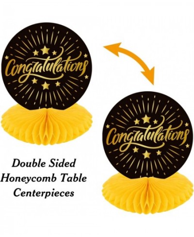 5 Pack Graduation Party Centerpieces Double Sided Honeycomb Table Centerpieces Class of 2022 Graduation Table Decorations for...