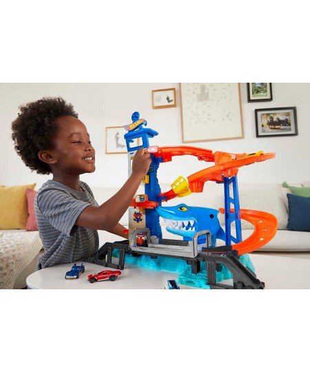 City Shark Escape Playset with 1 Car Nemesis-Based Track Play Connects to Other Sets Toy for Kids 4 Years Old & Older $72.89 ...