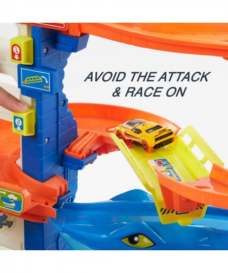 City Shark Escape Playset with 1 Car Nemesis-Based Track Play Connects to Other Sets Toy for Kids 4 Years Old & Older $72.89 ...