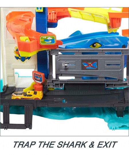 City Shark Escape Playset with 1 Car Nemesis-Based Track Play Connects to Other Sets Toy for Kids 4 Years Old & Older $72.89 ...