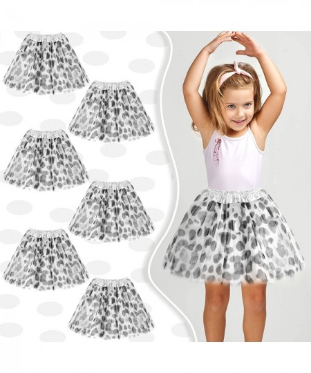 6 Pieces Dalmatian Tutu Spotted Dog Girls Skirt Costume for Kids Polka Dot Ballet Dance Tutu Costume Cosplay Party for Girls ...