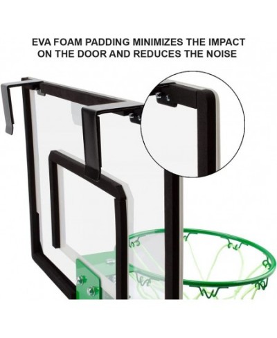 GSE Over-The-Door Pro Basketball Hoop with Basketball & Pump Basketball Hoop Set for Home & Office Indoor Basketball Game Set...