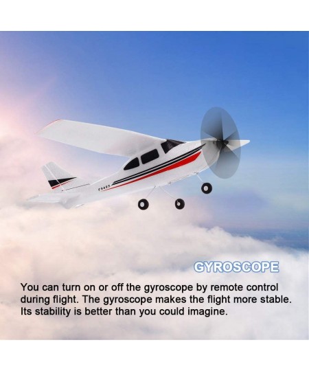 WLtoys F949S RC Airplane 2.4Ghz 3CH RC Plane with Gyroscope EPP Remote Control Airplane Easy to Fly RC Aircraft with 2 Batter...