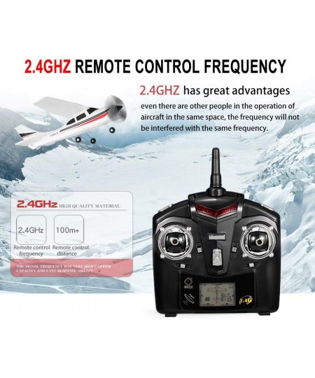 WLtoys F949S RC Airplane 2.4Ghz 3CH RC Plane with Gyroscope EPP Remote Control Airplane Easy to Fly RC Aircraft with 2 Batter...