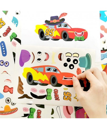 36 PCS Make a Face Stickers Make Your own Stickers Car and Airplane Sticker for Kids Stickers as Gift of Festival Reward Birt...