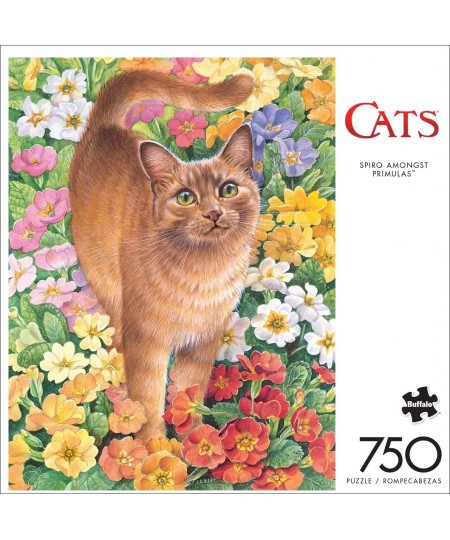 Spiro Amongst Primulas - 750 Piece Jigsaw Puzzle $25.35 - Jigsaw Puzzles