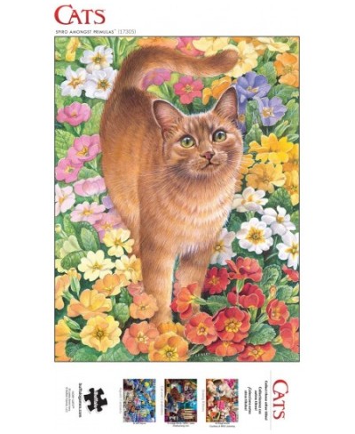 Spiro Amongst Primulas - 750 Piece Jigsaw Puzzle $25.35 - Jigsaw Puzzles