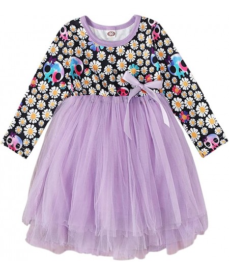 Kids Toddler Baby Girls Halloween Costume Ghost Pumpkin Princess Outfits A-Line Tutu Tutu Print Dress Party Skirt $30.31 - Ki...