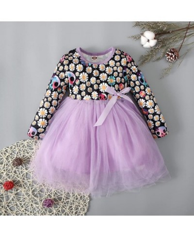 Kids Toddler Baby Girls Halloween Costume Ghost Pumpkin Princess Outfits A-Line Tutu Tutu Print Dress Party Skirt $30.31 - Ki...