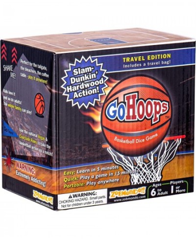 GoHoops Basketball Dice Game Play Basketball Anywhere with Fun Portable Custom Dice Set for Adults and Kids Ages 6+ $29.12 - ...