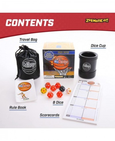 GoHoops Basketball Dice Game Play Basketball Anywhere with Fun Portable Custom Dice Set for Adults and Kids Ages 6+ $29.12 - ...