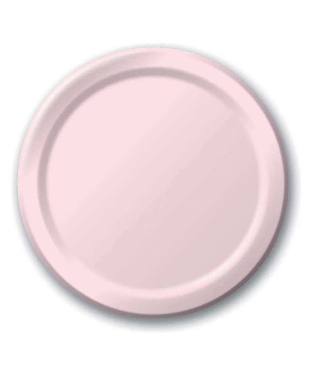 Touch of Color Paper Lunch Plates 24-Count Classic Pink $15.23 - Kids' Party Tableware