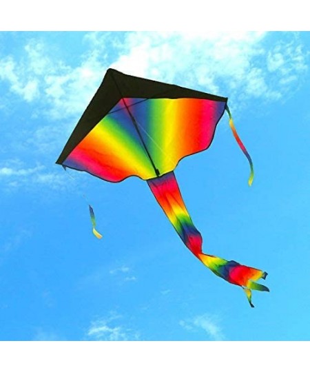 Rainbow Kite Mollusc Octopus Kite 2Pack Easy to Fly Kites for Kids Ages 4-8 and Kites for Adults Kite with 2Handle 300ft Kite...