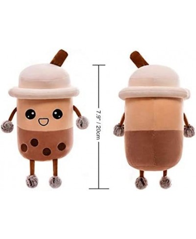 Cute Bubble Tea Doll Plush Toy Pillow Home Decoration Boba Milk Tea Stuffed Toy with Fluffy Furball Hand and Feet Cartoon Fun...